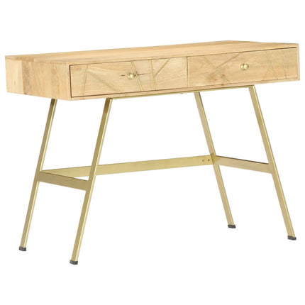 Writing Desk with Drawers 39.4"x21.7"x29.5" Solid Mango Wood