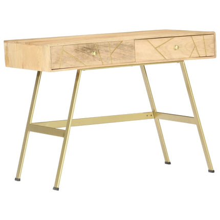Writing Desk with Drawers 39.4"x21.7"x29.5" Solid Mango Wood