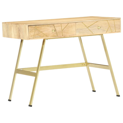 Writing Desk with Drawers 39.4"x21.7"x29.5" Solid Mango Wood