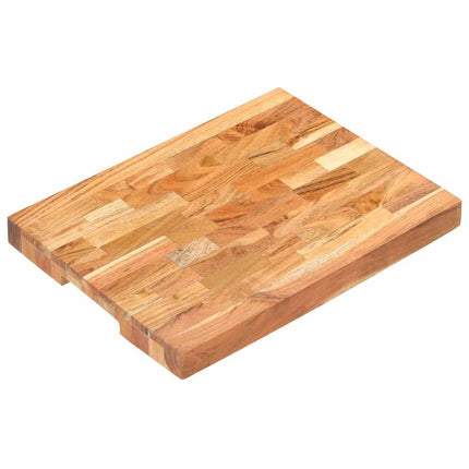 Chopping Board 15.7"x11.8"x1.6" Solid Wood Acacia