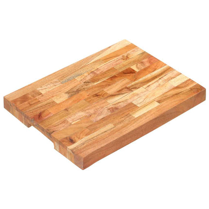Chopping Board 15.7"x11.8"x1.6" Solid Wood Acacia