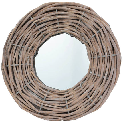 Mirrors 3 pcs 5.9" Wicker