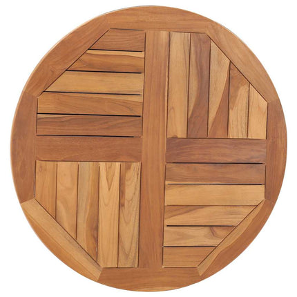 Table Top Solid Teak Wood Round 1" 27.6