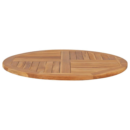 Table Top Solid Teak Wood Round 1" 35.4