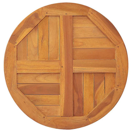 Table Top Solid Teak Wood Round 1" 35.4