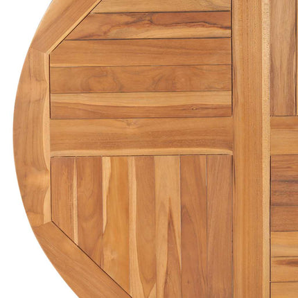 Table Top Solid Teak Wood Round 1" 35.4