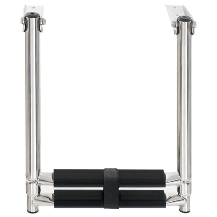 Folding Boarding Ladder 2-step Stainless Steel