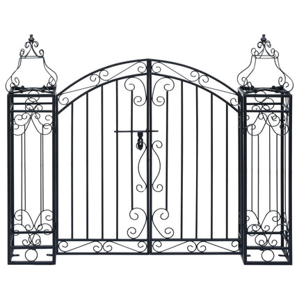 Ornamental Garden Gate Wrought Iron 48"x8.1"x39.4