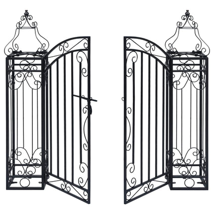 Ornamental Garden Gate Wrought Iron 48"x8.1"x39.4