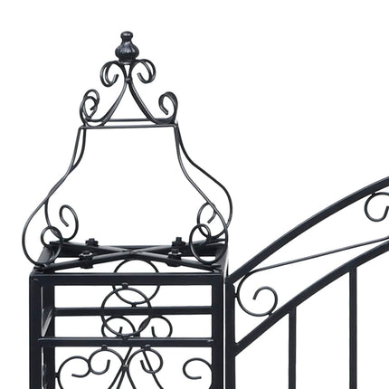 Ornamental Garden Gate Wrought Iron 48"x8.1"x39.4