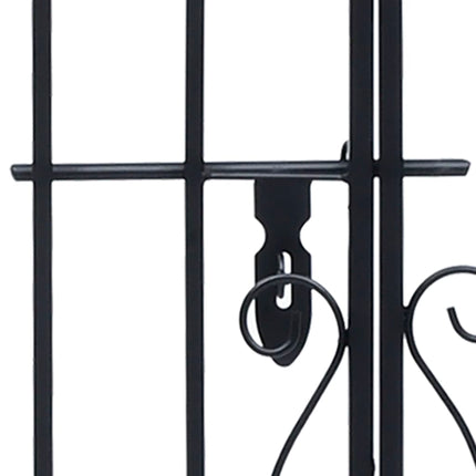 Ornamental Garden Gate Wrought Iron 48"x8.1"x39.4