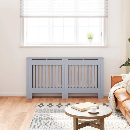 Radiator Cover Anthracite 59.8"x7.5"x32.1" Engineered Wood