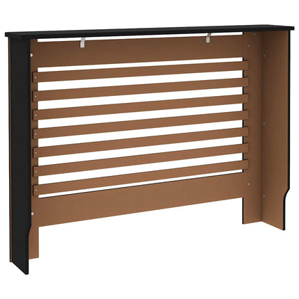 Radiator Cover Black 44.1"x7.5"x32.1" MDF