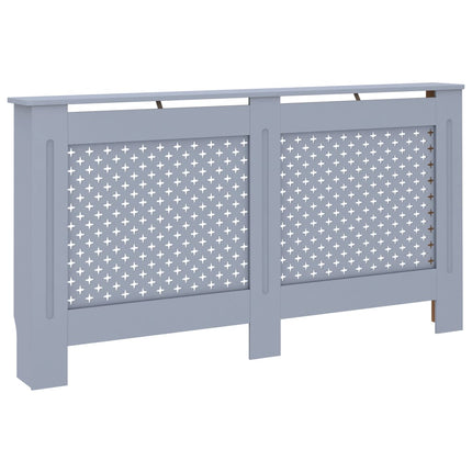 Radiator Cover Anthracite 59.8"x7.5"x32.1" MDF