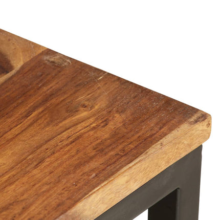 Nesting Tables 2 pcs Solid Acacia Wood