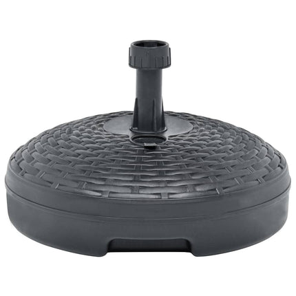 Umbrella Base Sand/Water Filled 5.3 gal Anthracite Plastic Rattan