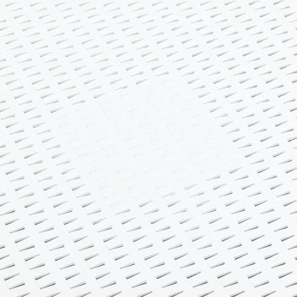 Side Table White 21.3"x21.3"x14.4" Plastic