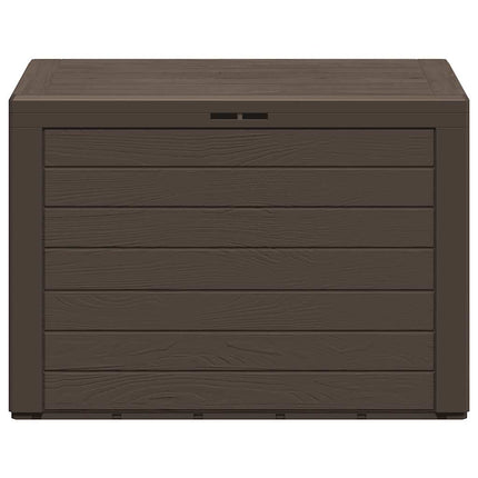 Patio Storage Box Brown 30.7"x17.3"x21.7