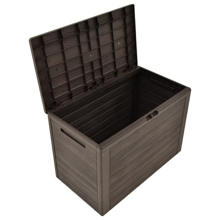 Patio Storage Box Brown 30.7"x17.3"x21.7