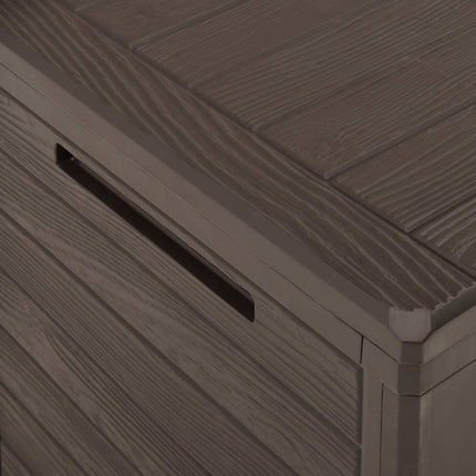Patio Storage Box Brown 30.7"x17.3"x21.7