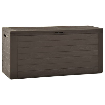 Patio Storage Box Brown 45.7"x17.3"x21.7