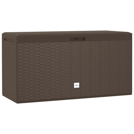 Patio Storage Box Brown 44.9"x18.5"x23.6