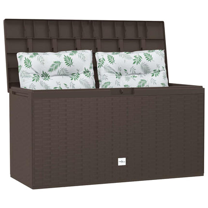 Patio Storage Box Brown 44.9"x18.5"x23.6
