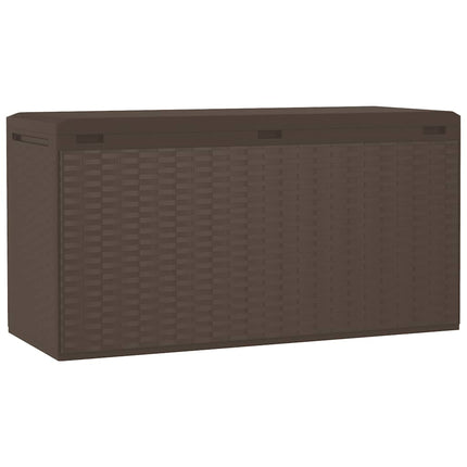 Patio Storage Box Brown 44.9"x18.5"x23.6