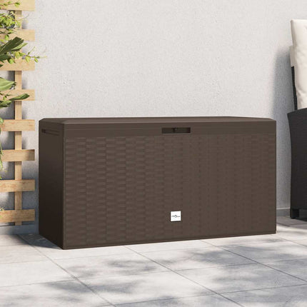 Patio Storage Box Brown 44.9"x18.5"x23.6