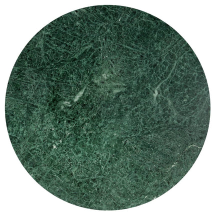 Coffee Table Green 23.6"x23.6"x13.8" Real Stone with Marble Texture
