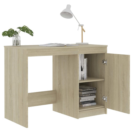 Desk Sonoma Oak 39.4"x19.7"x29.9" Engineered Wood