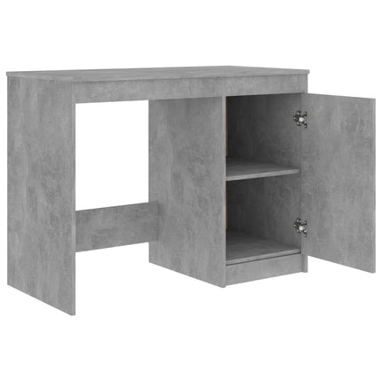 Desk Concrete Gray 39.4"x19.7"x29.9" Engineered Wood