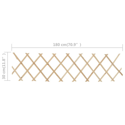 Trellis Fences 5 pcs Firwood 70.9"x11.8