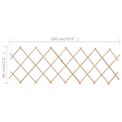 Trellis Fences 5 pcs Firwood 70.9"x23.6