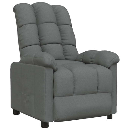 Recliner Dark Gray Fabric