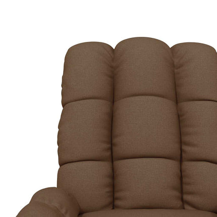 Recliner Brown Fabric