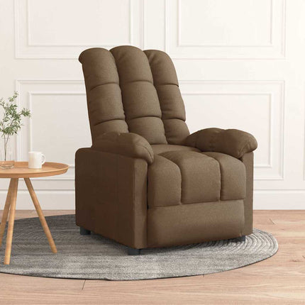 Recliner Brown Fabric