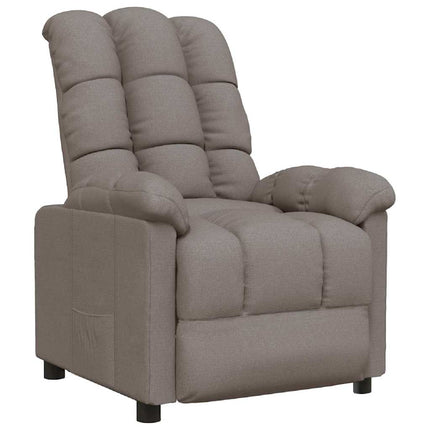 Recliner Taupe Fabric