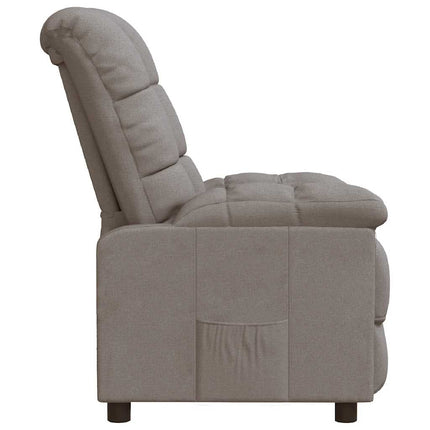 Recliner Taupe Fabric