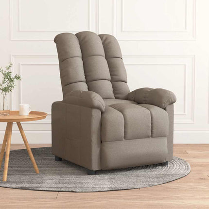 Recliner Taupe Fabric