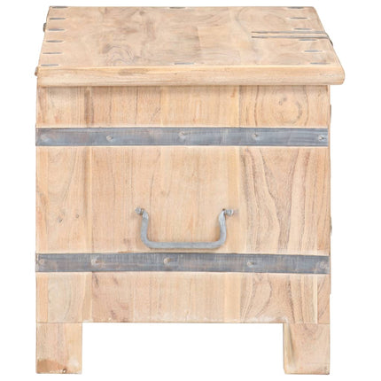 Chest 35.4"x15.7"x15.7" Solid Acacia Wood