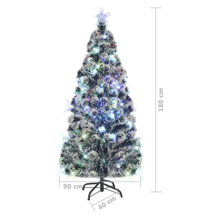 Pre-lit Christmas Tree with Stand 6 ft 220 Branches