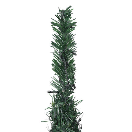 Pop-up String Artificial Pre-lit Christmas Tree Green 5 ft