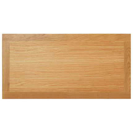 Coffee Table 35.4"x17.7"x15.7" Solid Oak Wood
