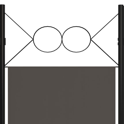 5-Panel Room Divider Anthracite 78.7"x70.9