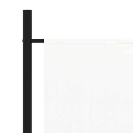 3-Panel Room Divider White 102.4"x70.9" Fabric