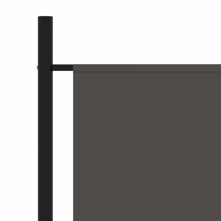 3-Panel Room Divider Anthracite 102.4"x70.9" Fabric