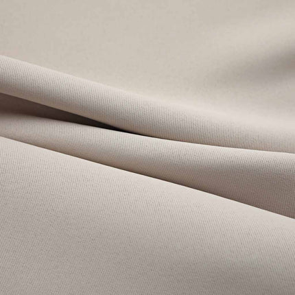 Blackout Curtains with Rings 2 pcs Beige 54"x63" Fabric