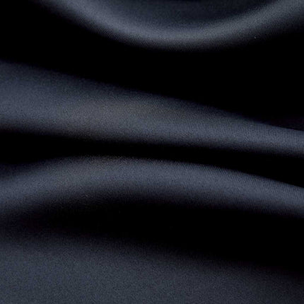 Blackout Curtains with Rings 2 pcs Black 37"x95" Fabric