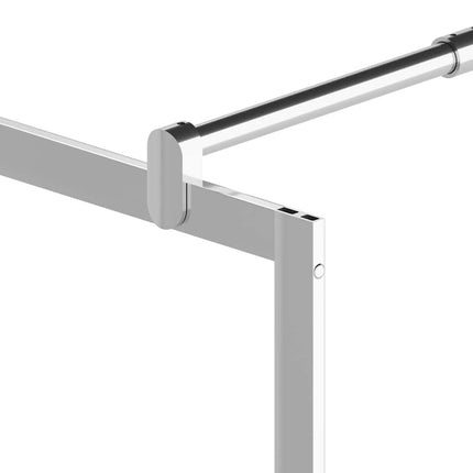 Walk-in Shower Wall with Half Frosted ESG Glass 39.4"x76.8
